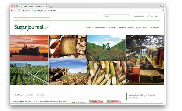 SUGAR JOURNAL DIGITAL ADVERTISING AND SPONSORSHIP OPPORTUNITIES SEND YOUR MESSAGE DIRECTLY TO THE SUGAR INDUSTRY LEADERS INBOX: Your Custom e-mail Message Delivered to Our 3,500+ enewsletter