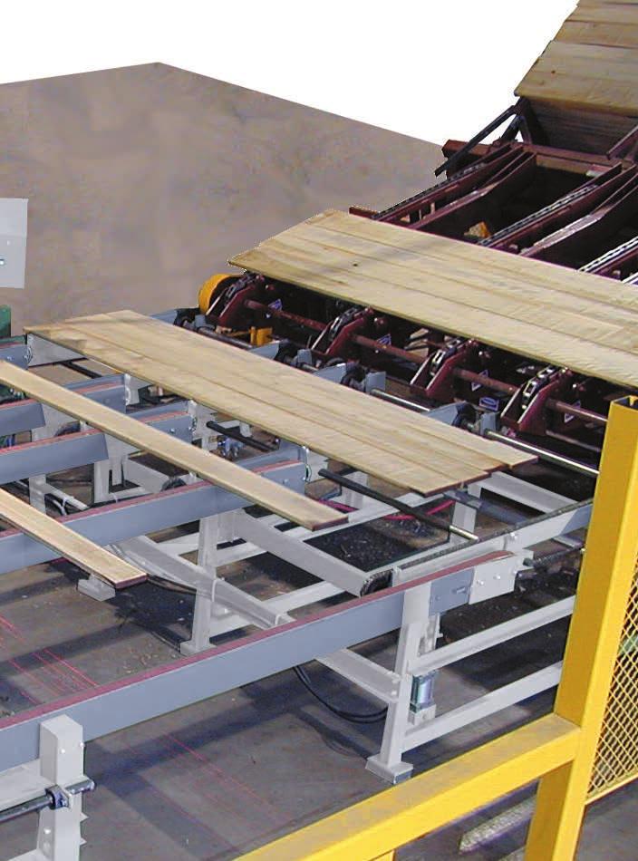 The Automated Opti-Rip is designed in a modular fashion for easy integration with a wide variety of lumber destacking and feeding systems.