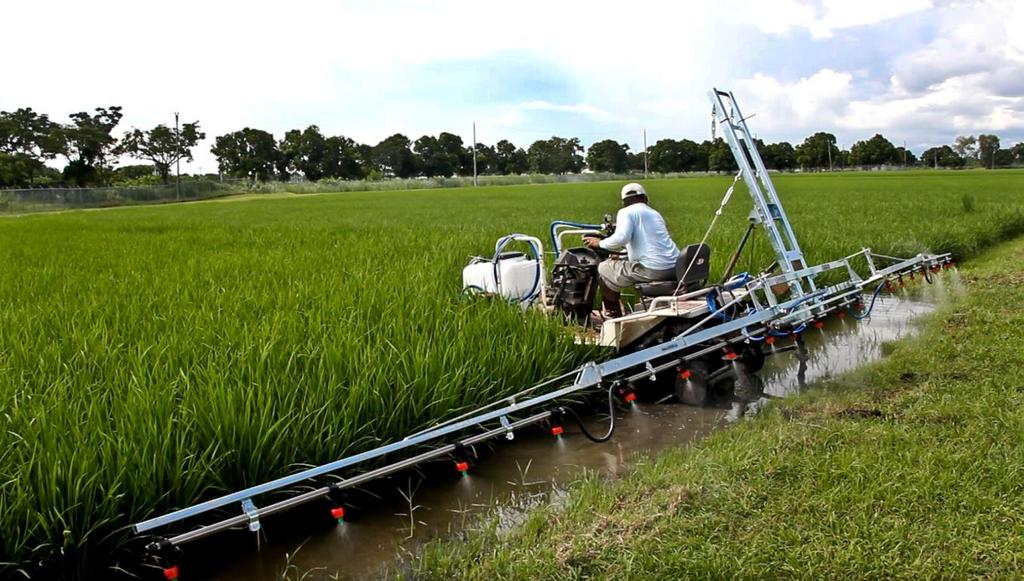 being tested for fertilizer and pesticide
