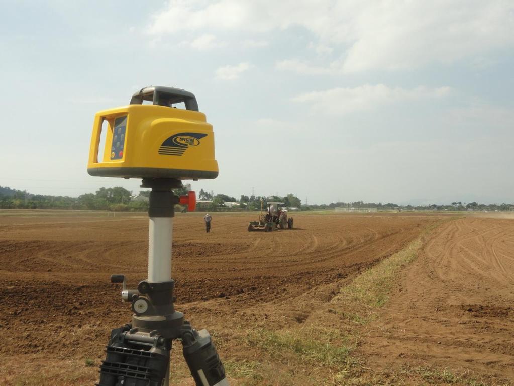 Laser leveling training course This course teach the benefits of land leveling and impart skills in using laser technology through field