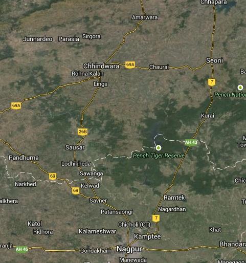 Land location Link to land coordinates: https://www.google.co.in/maps/ @22.2657236,79.2484317,1415m/ data=!3m1!1e3 Location features: -150 km from Nagpur by road (2.