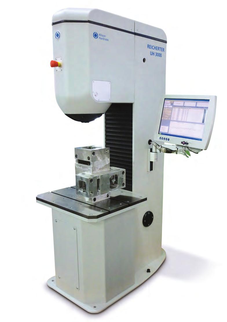 Universal Hardness Testers Brinell, Vickers, and Rockwell UH750 UH3000 The UH750 and UH3000 Universal Hardness Testers are available in two versions, with maximum test forces ranging up to 750 and