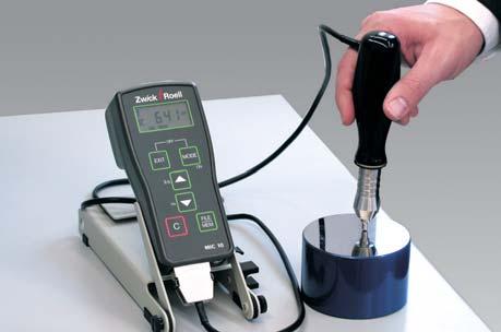 7 Portable Hardness Tester Sclerograph Mechanical Rebound Hardness Tester The portable Sclerograph is based on the dynamic rebound height method.