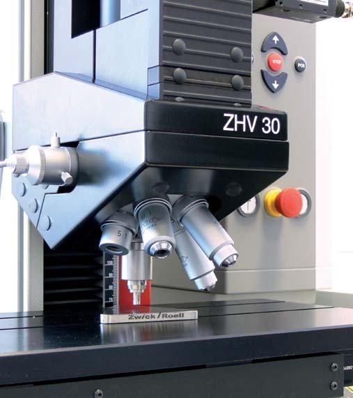The ZHV30/zwicki-Line is a combination of a zwicki-line hardness testing machine, a unit for optical hardness test methods and of the testxpert software.