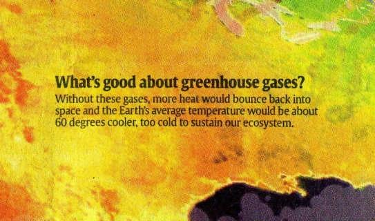 The good greenhouse gasses are the same ones we now hear about. CO 2, water vapor and Methane, when their respective concentrations in the atmosphere were at their pre-1700s levels.