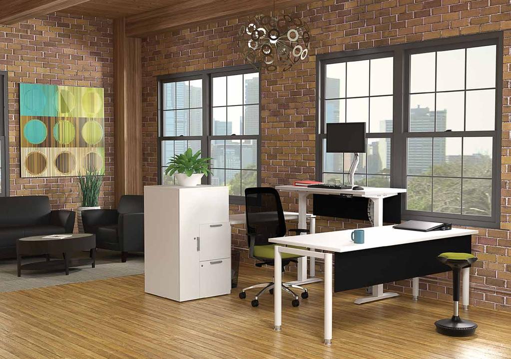 zdesk Benching Bravo Task Chairs HiLo Bases HiLo for zdesk At Compel Office Furniture we are committed to delivering the ideal blend of design, quality and functionality.