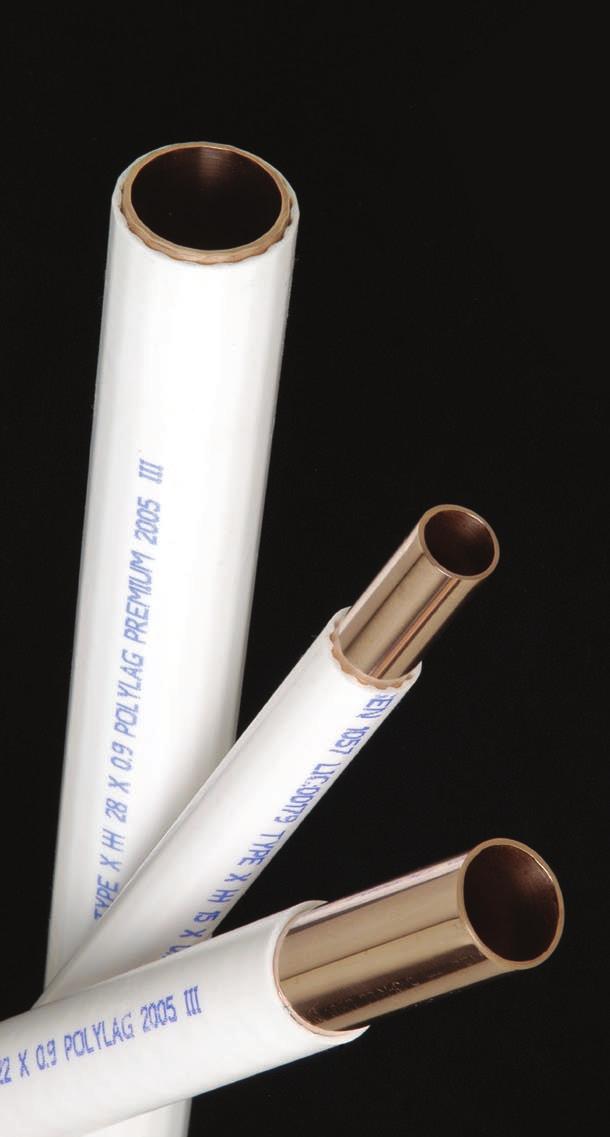 the tube, creating an effective thermal barrier (since air is a poor conductor of heat), and improving