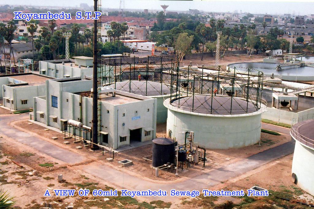 At present the sewage generated in Chennai city is being treated in the following nine number of treatment plants: Sl.