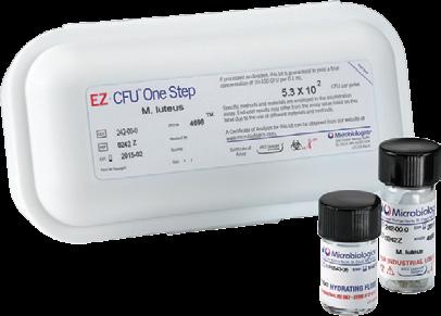 .. 0483Z ATCC Licensed Derivative EZ-CFU One Step quantitative QC microorganism preparations are used to perform Growth Promotion Tests of culture media with ease. No dilutions are required.