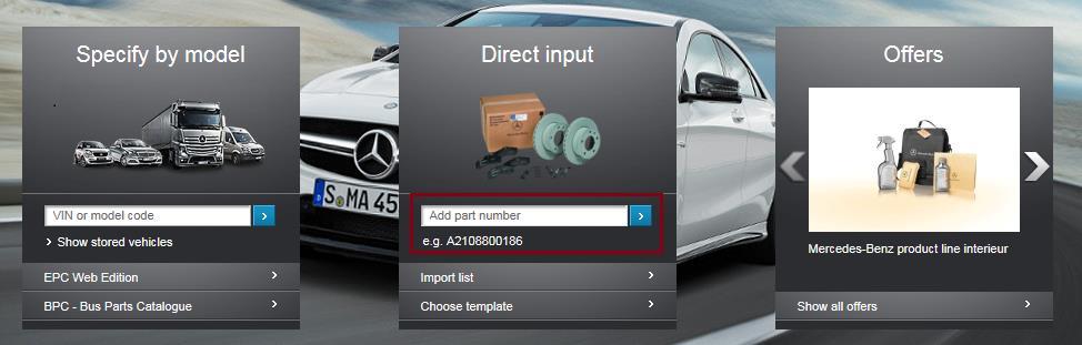 3.3 Part items: manual input or import The fastest way to record an individual part item is to enter the corresponding part number manually.