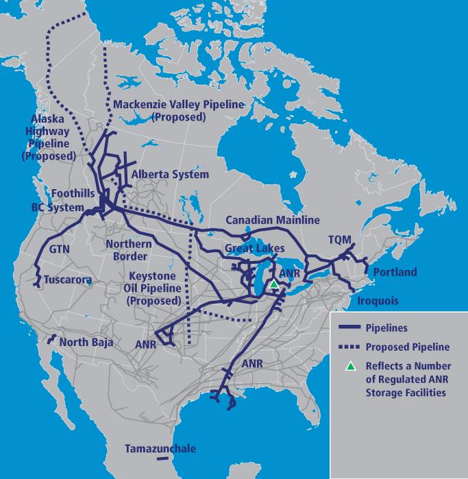 Pipeline assets approx.