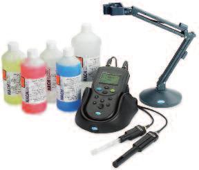 Portable Conductivity Starter Kit 89174 054 Portable Conductivity Starter Kit Includes: HQ14d portable meter, CDC401 conductivity probe with 1-m cable (89174-028), probe stand, meter stand, and NaCl