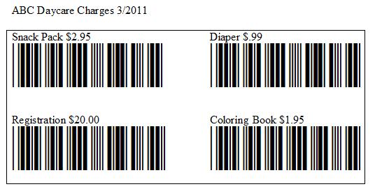 Figure 8: Figure 9: To create edit our sample barcode sheet in Microsoft Word, do the following: 1) open barcodesheet.doc from the ccsage.