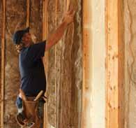 Exterior Sidewalls Insulation should fit snugly against the framing on all sides. Even the smallest openings between framing members should be insulated.