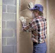 Installation Walls of Unheated Garages If the garage does not have studs, you will have to install them before insulating. This is a relatively easy job.