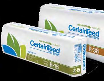 Sustainable Insulation Specification Compliance CertainTeed is dedicated to Building Responsibly.