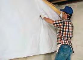 board is a Blanket type insulation composed of Decoustics Baroque fibers with a reinforced foil laminate air insulation board composed of glass for lining sheet metal