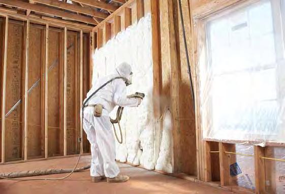 Spray Foam Insulation CertaSpray Training and Support CertaSpray Closed Cell Closed Cell CertaSpray closed cell spray foam insulation has exceptional air and vapor barrier properties and it expands