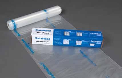 CertainTeed MemBrain Smart Vapor Retarder & Air Barrier Film is an innovative new option that actually changes its permeability to water vapor depending on ambient humidity; see pages 20-21 for more