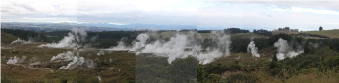 manifestations of a geothermal system.