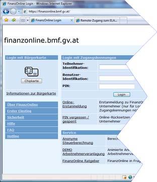 . in Action: Tax Declarations online FinanzOnline 1 Mio.