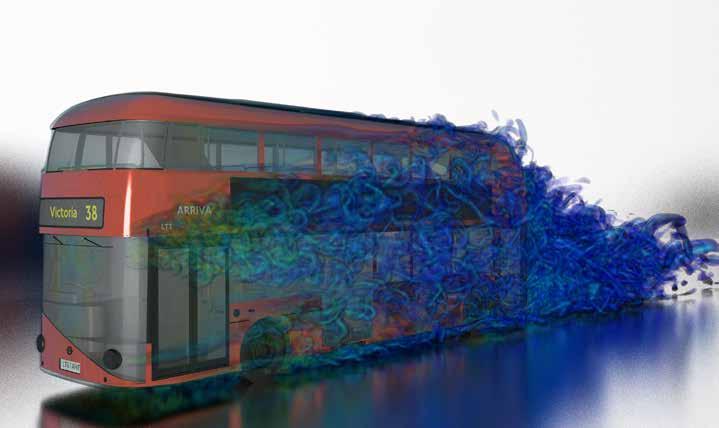Aerodynamic analysis of the new transport bus in