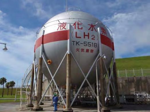 tanks JAXA Models Liquefied hydrogen storage tank specifications Storage capacity 540 m 3