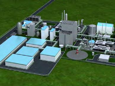 gasification technology On-shore base for liquefied