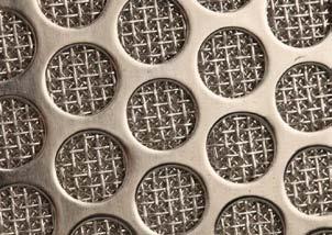 Perforated metal sintered mesh Material AISI 304, AISI 304L, AISI 316, AISI 316L, alloy steel Hastelloy, Monel, Inconel, etc.