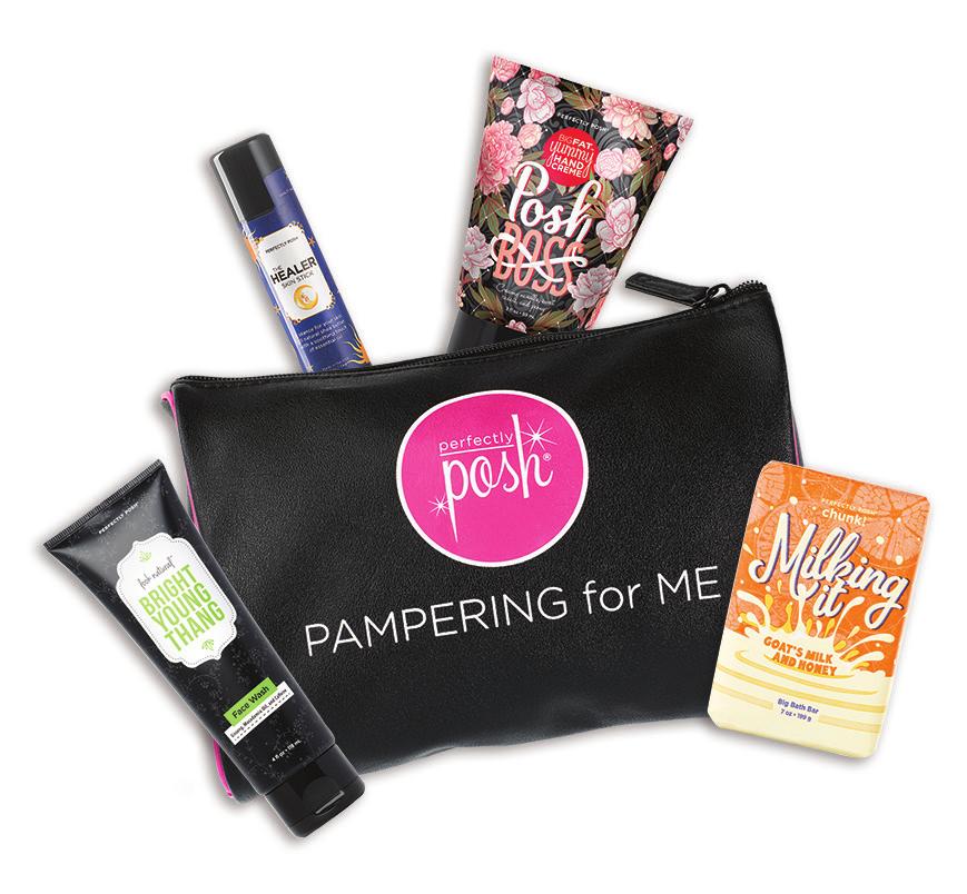 Steps FIRST PAMPER Open up your Starter Kit and let the pampering begin. Let s be clear about one thing: Posh is all about pampering people.