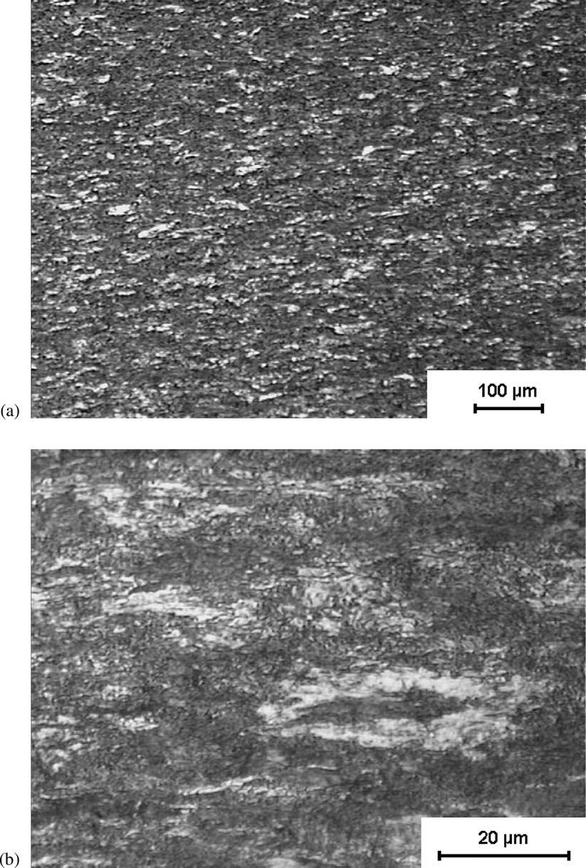 A. Zeren, M. Zeren / Journal of Materials Processing Technology 141 (2003) 86 92 89 Fig. 6. The cold drawn wire microstructure, fine pearlite, light microscopical image.