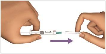 Let the injection site dry before injecting the dose. Do not touch this area again before giving the injection.