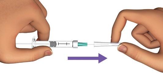 Giving your AVONEX injection Choosing an injection site Your healthcare provider should show you or a caregiver how to prepare and inject the dose of AVONEX before AVONEX prefilled syringe is used