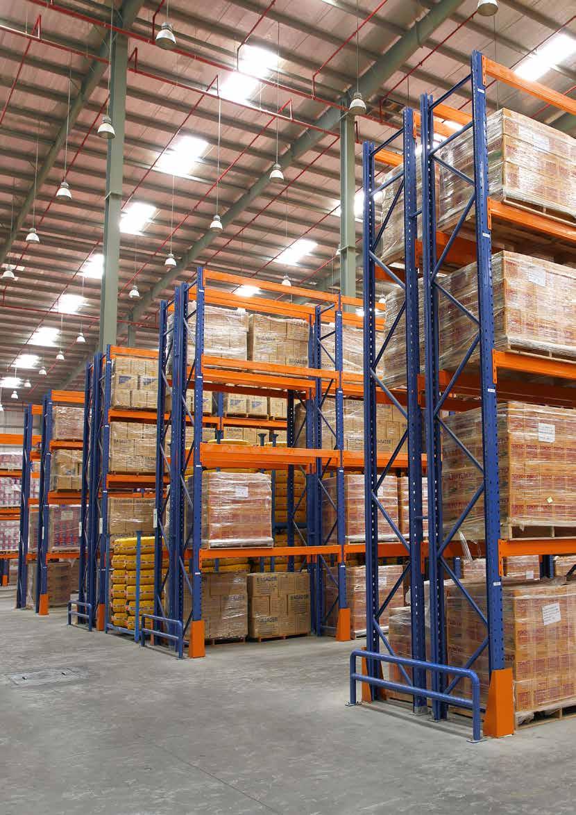 Pallets can be located, accessed & moved individually, allowing rapid handling of palletized goods.