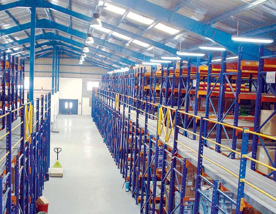 Multi-Tier Rack Supported Mezzanine INTERACK Multi-tier racking system is