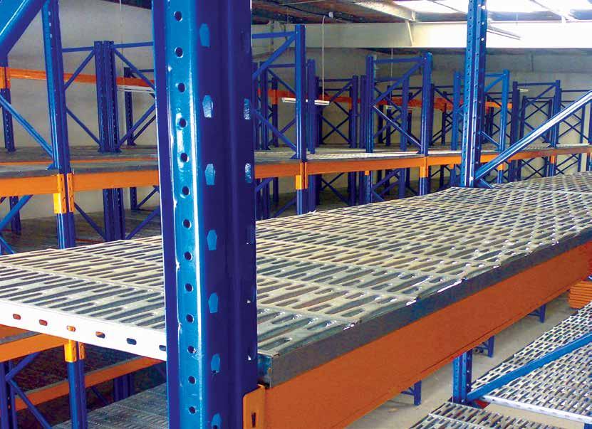 Industrial Storage & Warehouse Solutions Galvanized Gratings Features: Standard Size- 3,000mm L x 200mm W x 40mm H (Length can be up to 6 meters) Load capacity ranging from 500kg to