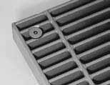 Often security concerns or traffic conditions dictate that the grates must be bolted to the framing.