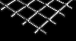 Warp and fill wires lay flat and each intersection of Welded Wire Mesh is electrically welded for maximum cross sectional strength. Welded Wire Mesh is available in roll or flat panel form.