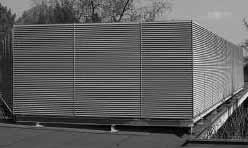 ORSOGRIL ARCHITECTURAL FENCING SYSTEMS LOUVERED DESIGNS 1 3/4 (46mm) 3/4 (69mm) 5 3/16 (13mm) Rigid louvered panels Install vertical or horizontal Popular for garage ventilation Available with all