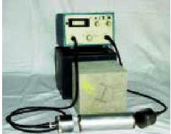 2 Pulse Velocity Tester: Pulse velocity tester used in the test was Pundit 6 Model PC 1000 generating a