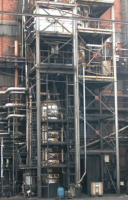distillation column Usine