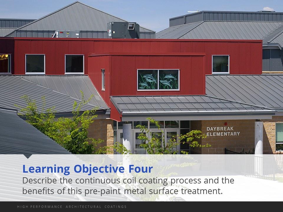 In objective four, let s take a quick look at the continuous coil coating process.
