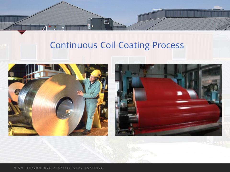 Here s a snapshot of the continuous coil coating process.