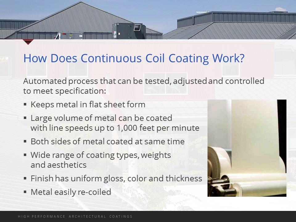 Here s an image of the continuous coil coating process with the key steps described.