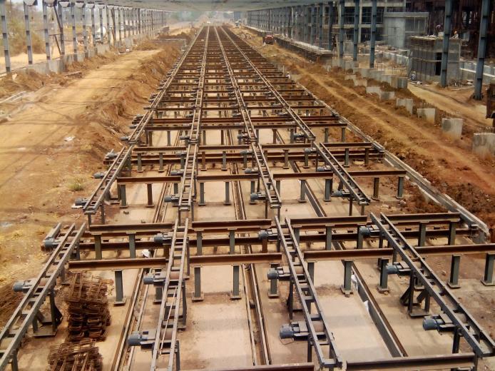 ONGOING PROJECT 2015 Steel Authority of India Ltd (SAIL) India Stationary LWR Plant: Short rails: 12m 130m LWR: 110m to 500m Architecture: 2 welding lines 4 finishing lines