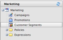 206 Episerver Commerce User Guide 17-6 Customer segments (Legacy) The marketing system provides a new Campaigns user interface, in addition to the legacy campaign system, for managing campaigns and