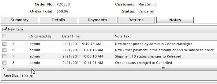 Orders 93 Deleting an order When you delete an order, it is completely removed from the order list. 1. Go to Order Management. 2. Select one or more orders to delete and click Delete Selected. 3.