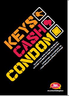 Keys, Cash, Condom Posters The following posters were used in partnership activity with pub chains,