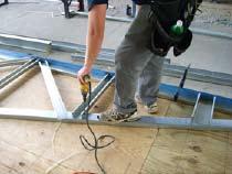 After the jig has been completed, it typically takes two experienced workers a short time to lay out the material attach them with screws. Ideally, the truss is loaded directly on the delivery truck.