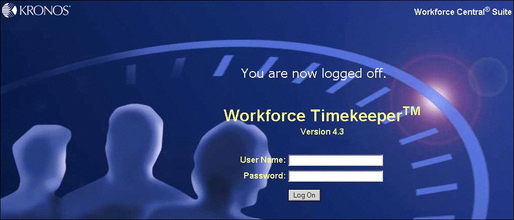 D. Logging Off When you log off Workforce Timekeeper, you are ending your session. You will lose any changes if you do not save the changes before logging off. Steps Important To log off: 1.